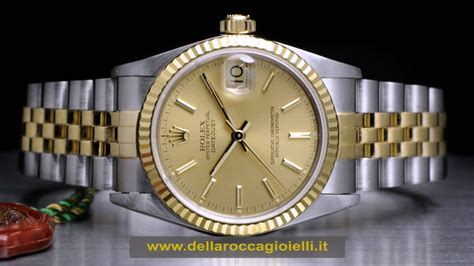 rolex donna oro e argento